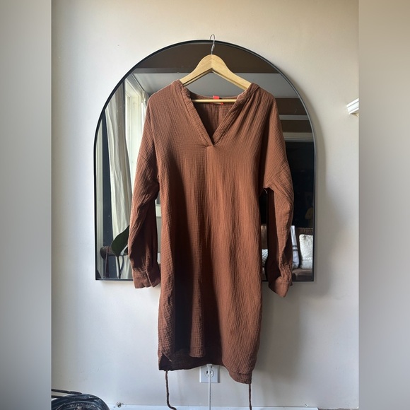JOE FRESH | cotton muslin long sleeve dresses | size large - Picture 2 of 5